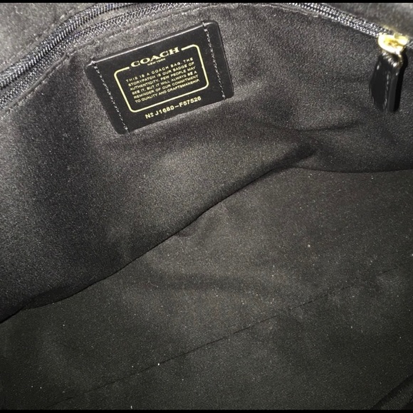 Black coach Ava tote - Picture 3 of 5